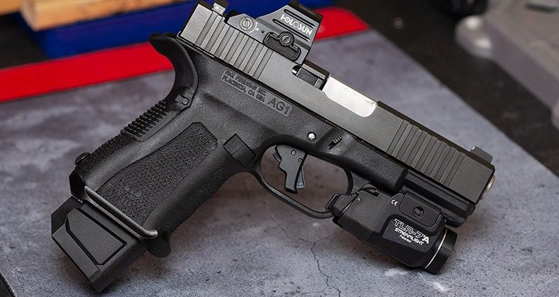 r/guns - Glock 19 clone built on FMK AG1 frame... Anyone else use this frame?