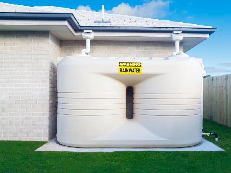 Rainwater collection containers