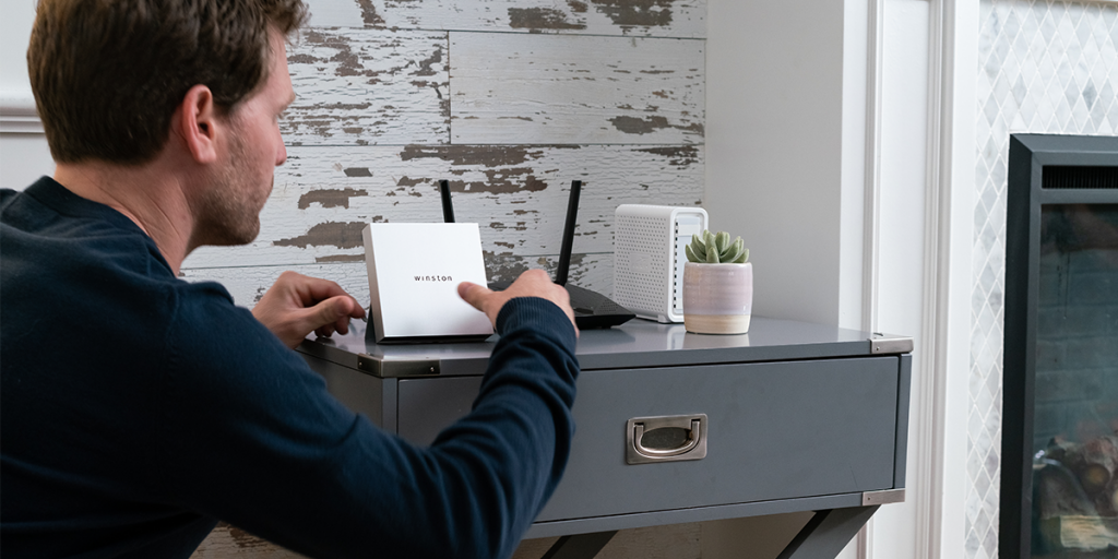 setting up winston privacy device