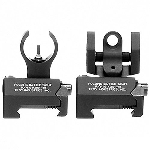 Troy Industries Micro Tritium HK Style Front and Rear Set Battle Sight...