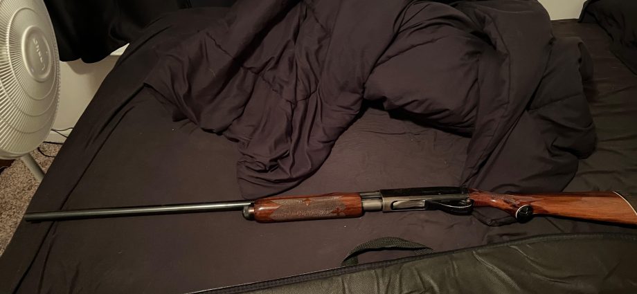 r/guns - My first firearm. Gifted to me by my father. Remington 870 Wingmaster